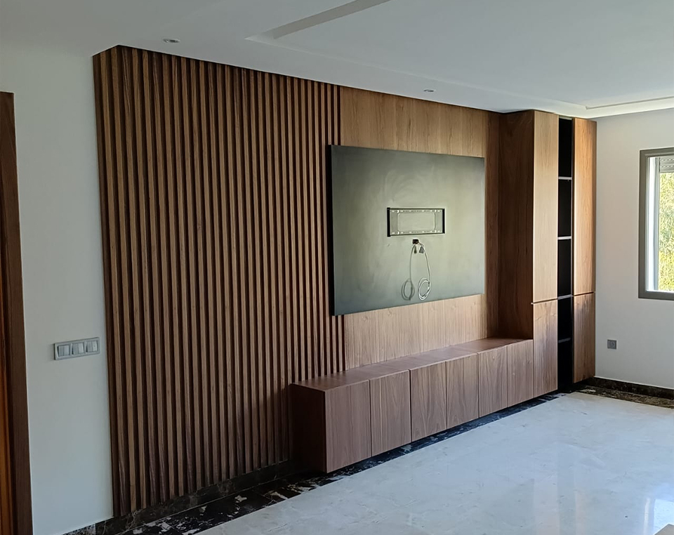 Habillage meuble TV Maroc